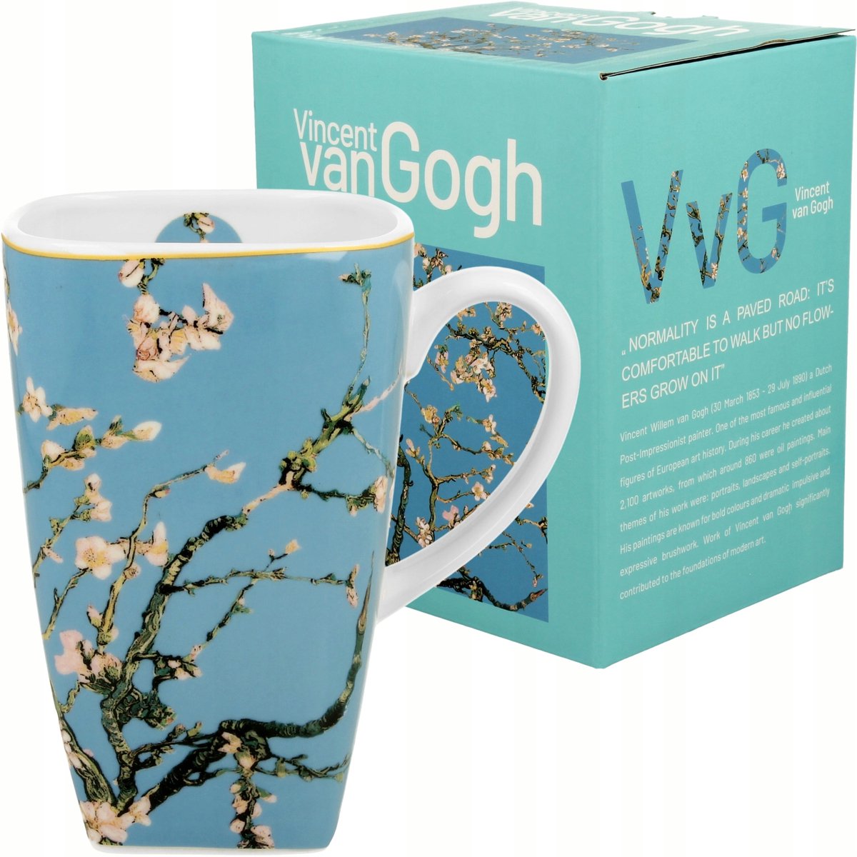 XXL Porseleinen Mok 650 ml - Amandelbloesem Van Gogh
