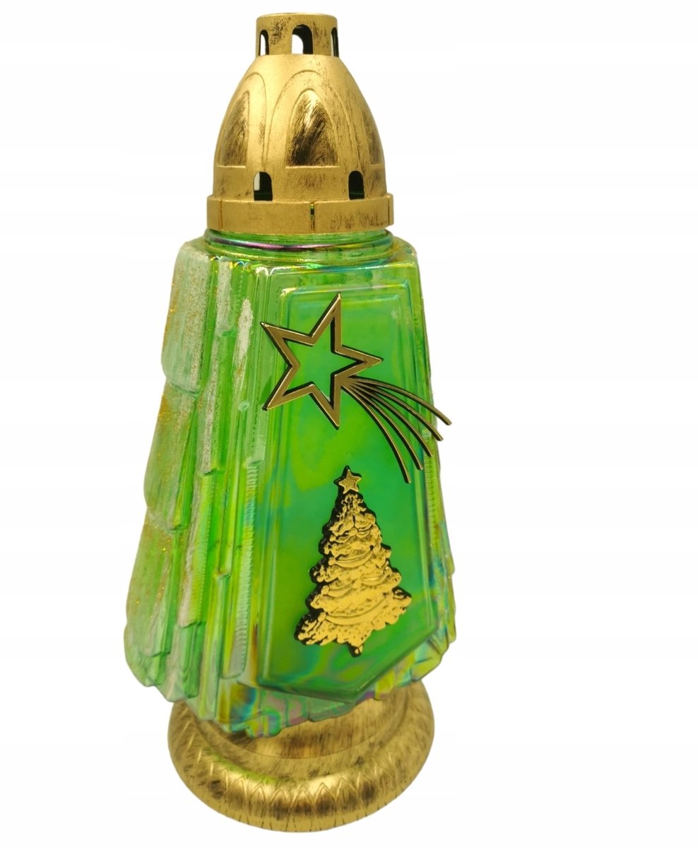 Gouden Kerstboom Znicz - 36cm Hoog - Decoratief Graflicht