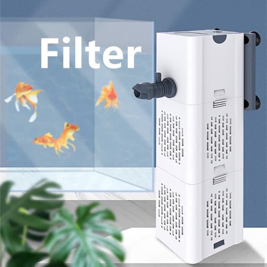 Ingebouwd filter - 15W - Debiet 1000L/u - ZuurstofGeschikt voorziening - Filtratie