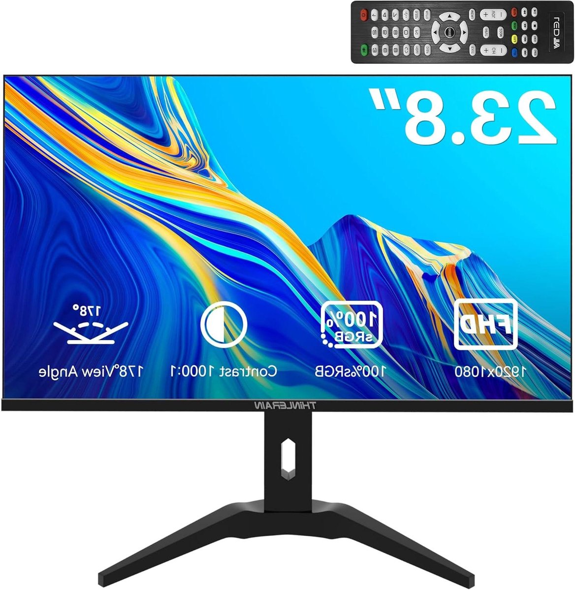 PC Monitor - Computer Scherm - Werk en Entertainment - Ultra-dunne randen - 27 inch - Zwart