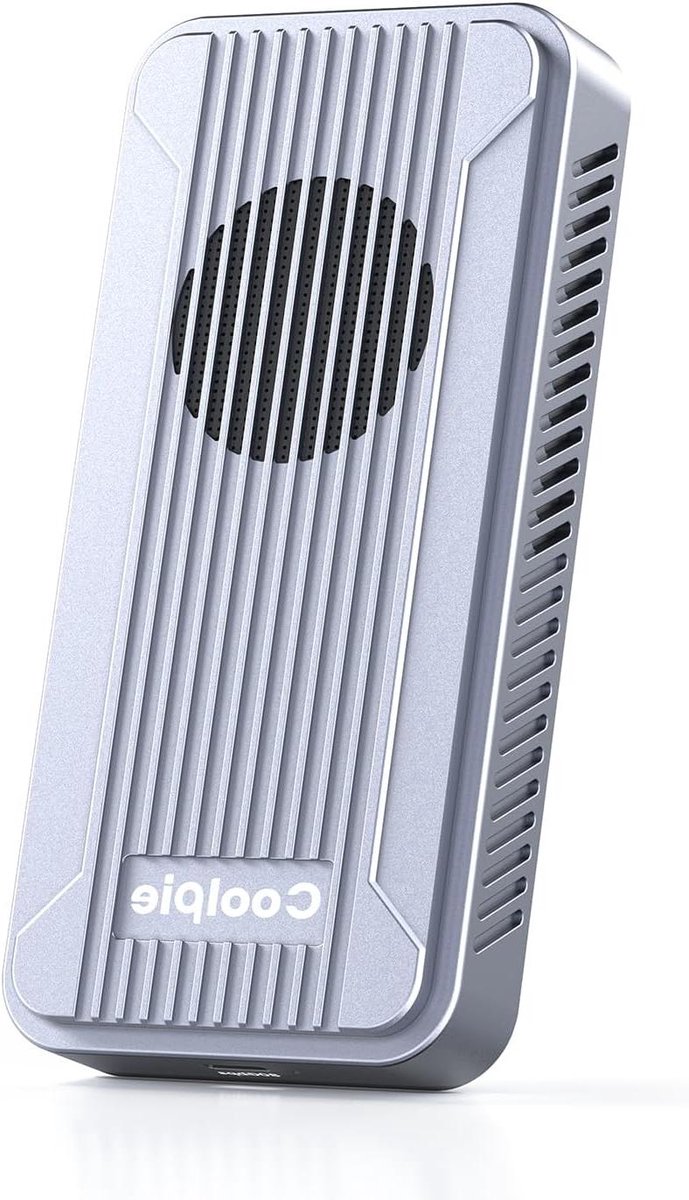NVMe Behuizing - Externe SSD - Snelle Data Transfer - 80 Gbps Thunderbolt 5 - Tot 8 TB - Phantom Grijs
