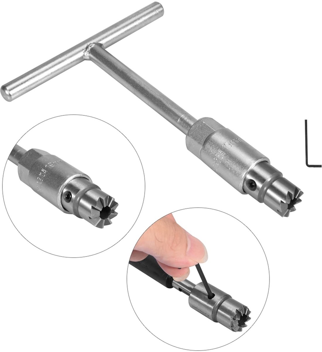 Dailygoods- Dieselinjectorstoelsnijderset 17-delig - Universele Autogaragegereedschapsset - Koolstofverwijderaar - Opbergkoffer - Professioneel gereedschap - Meerdere maten en typen - Injector Gereedschapset