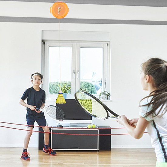 Badminton oefentrainer - Swing trainer - Slagkracht verbeteren - Ophangbare beugel - 40 koorden - Niet gespecificeerd — afbeelding 5