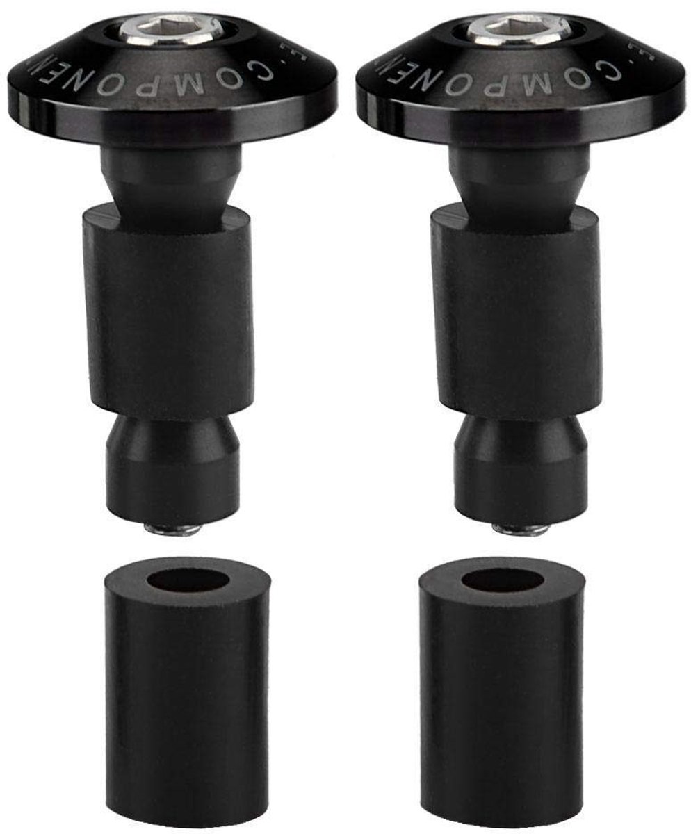 Dailygoods- Stuuruiteinden Universeel - Stuurgewichten - Trillingsdempers - Schuifkappen - Compatibel met 22 mm Stuur - Hoogwaardige Kwaliteit - Motorhandgrepen