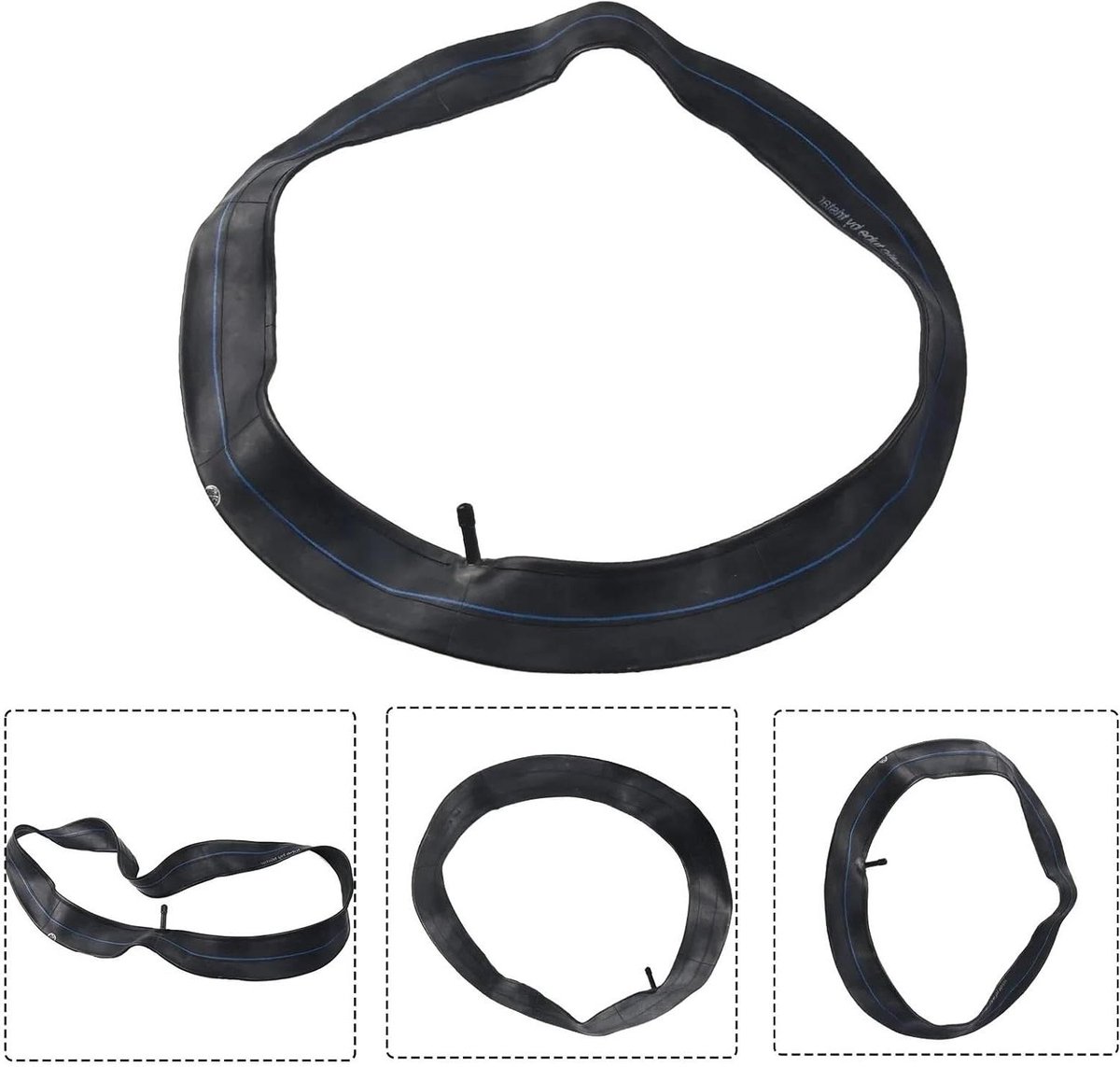 Rubberen Binnenband - Fiets binnenband - Fietsen op terrein - Hoogwaardig rubbermateriaal - 20x3.0 inch - Zwart