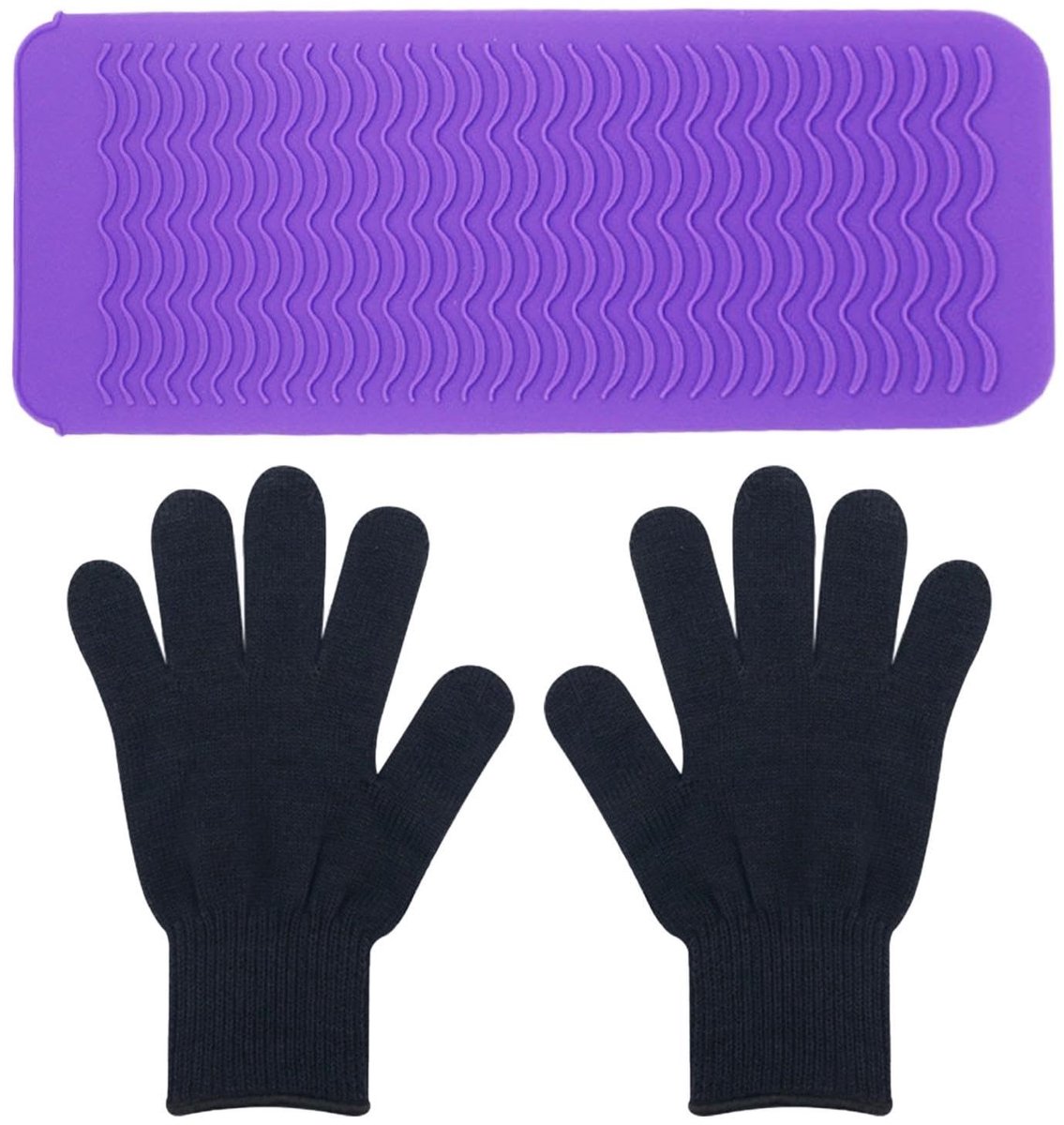Dailygoods- Afdekking Siliconen Warmte-Isolerend - Anti-Scalding Handgreep - Zwart/Bruin - 29 x 14 cm - 1 stuk - Comfortabel en Praktisch