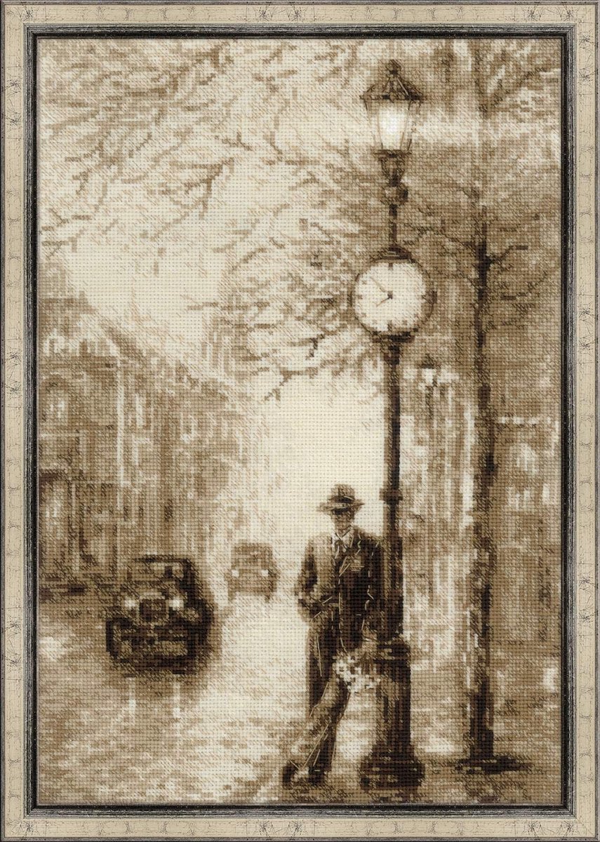 RIOLIS Borduurpakket "Stare Foto" 26x38 cm