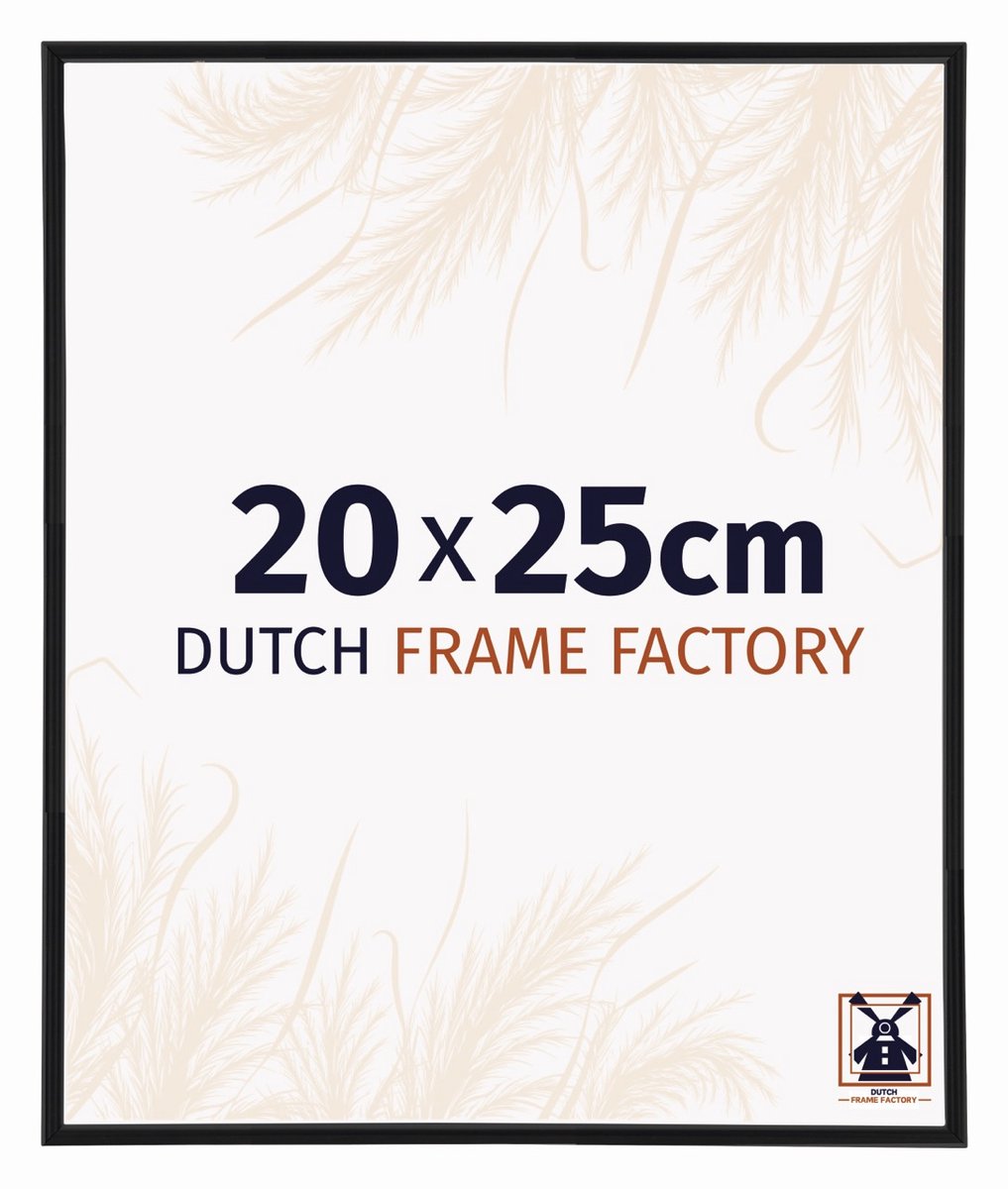 Dutch Frame Factory Fotolijst 20x25 cm - Kunststof - Zwart Mat - Angers
