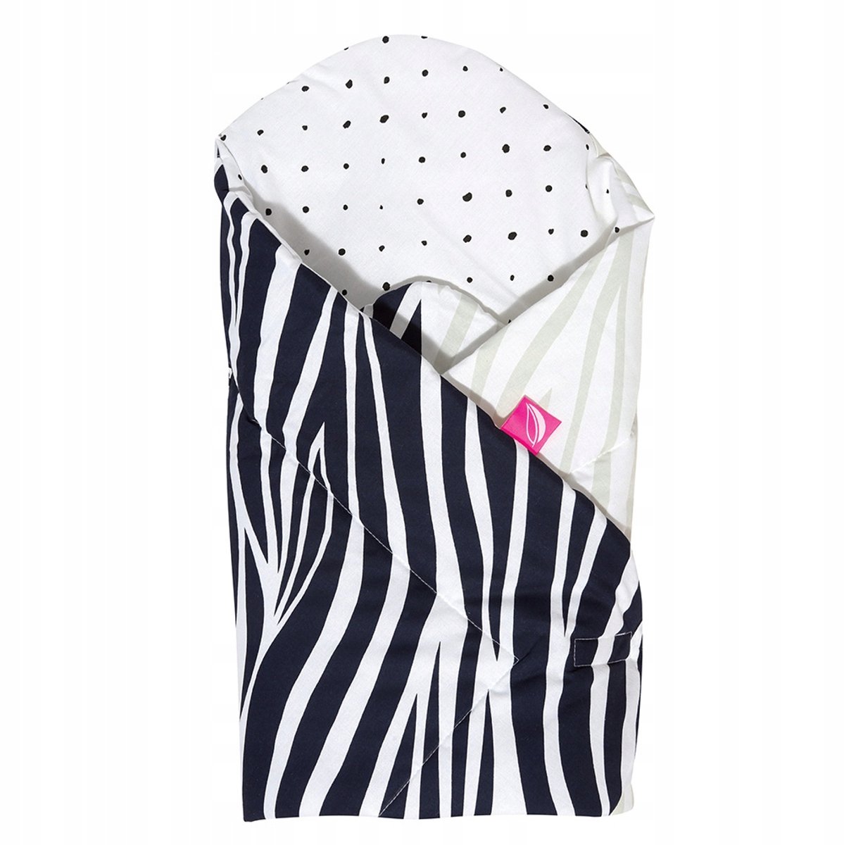 Moederschap Babywikkeldoek met Kokos inleg - Blauw Zebra