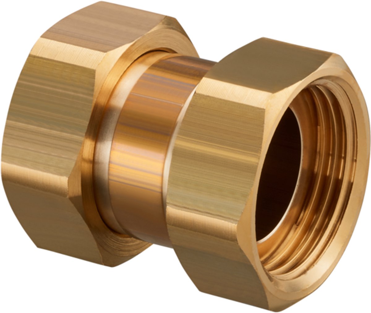 OVENTROP Dubbele verbindingsstuk voor ketel- en boileraansluiting 2 x G 1 ÜM, 30 mm, 1359085