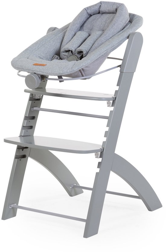 Childhome Newborn Evosit Zitje – Inclusief Jersey Hoes – Verstelbaar – Voor Evosit & Lambda 3 – Grijs