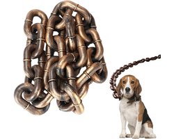 PRIMUZ Kettingriem voor honden, hondenriem, lange hondenriem voor huisdieren met voor honden van 2 m, grappige lijnen