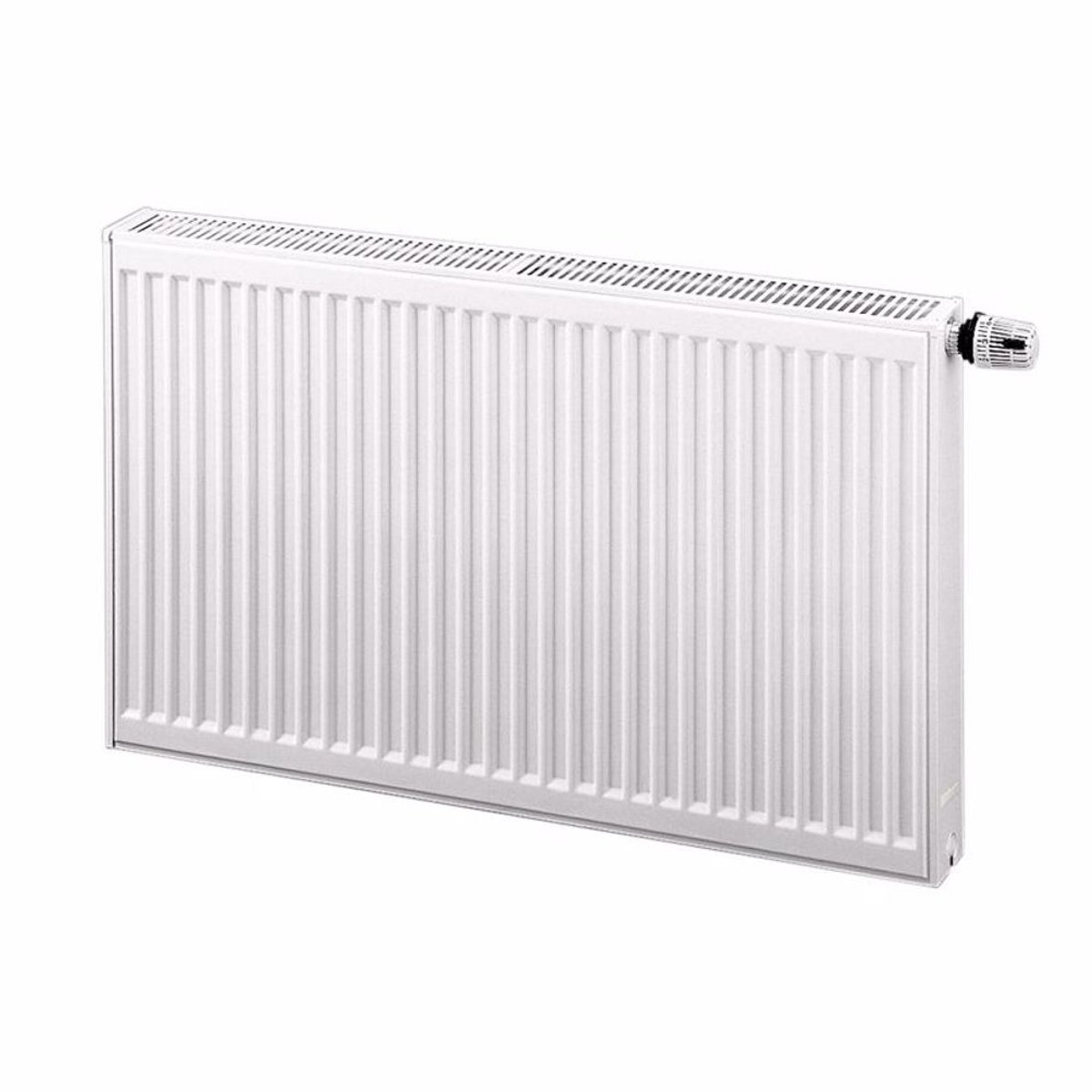Purmo Compact Ventielradiator Type 33 500x500mm Ventielpositie rechts F07330500501130