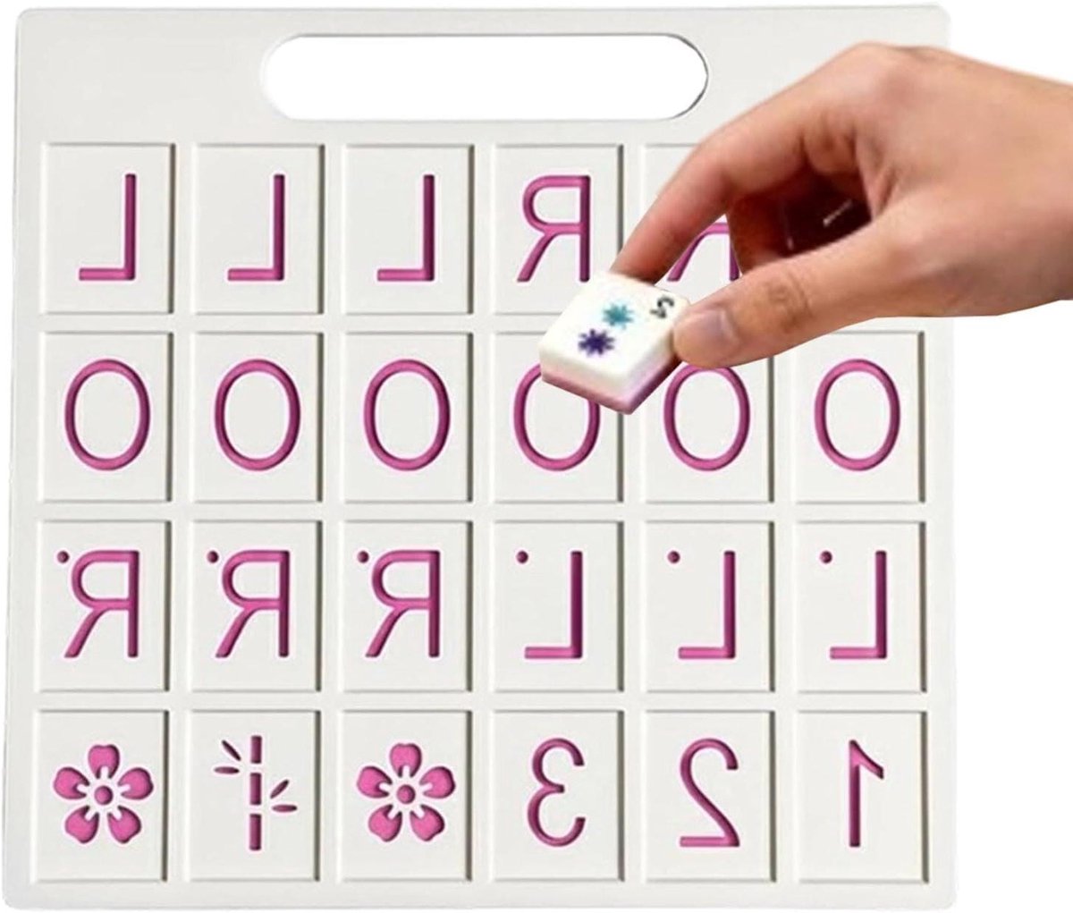 Speelbord - Oefenbord Mahjong - Vaardigheden Verbeteren - Draagbaar Ontwerp - 24 Sleuven - Meerkleurig