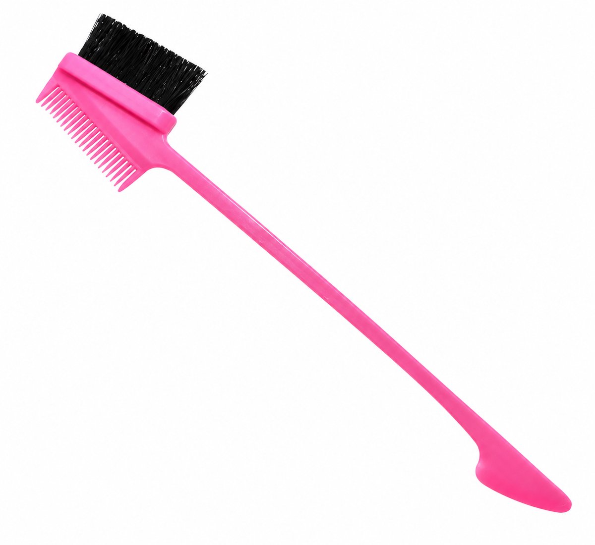 Haar in Stijl® Edge Brush Kam Roze - Side Burn Brush - Borstel voor babyharen en wenkbrauwen