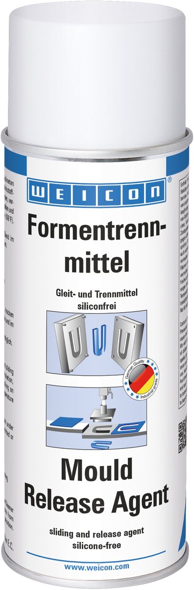 WEICON Mould Release Agent / 400ml / hoogwaardige siliconenvrije lossingsspray/voorkomt effectief verkleving aan kunststoffen, metalen, gereedschappen
