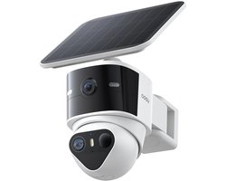 AOSU SolarCam T2 Pro - Draadloze Beveiligingscamera - 3K - Dual Cam - Zonne-Energie - Nachtzicht