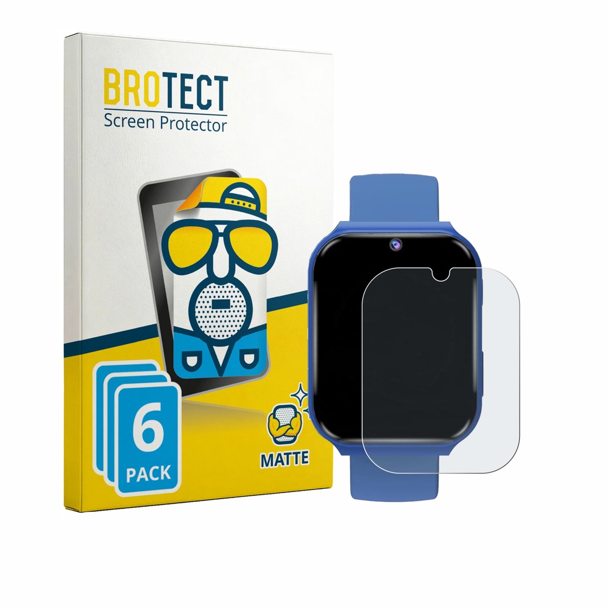 BROTECT - Screenprotector voor Tzzulsx B0G12RCS52 - Folie Beschermfolie matte 6 Stuks