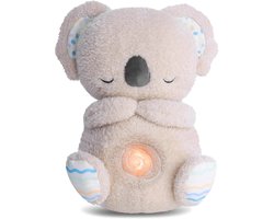 Northpoint Schlummer Koala Knuffeldier voor pasgeborenen, nachtlampje, muziek, hartslagtonen, wasbaar, geschikt voor baby's vanaf 0 jaar