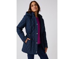 Damart - Gewatteerde parka - Dames - Blauw - 38-40 (S)
