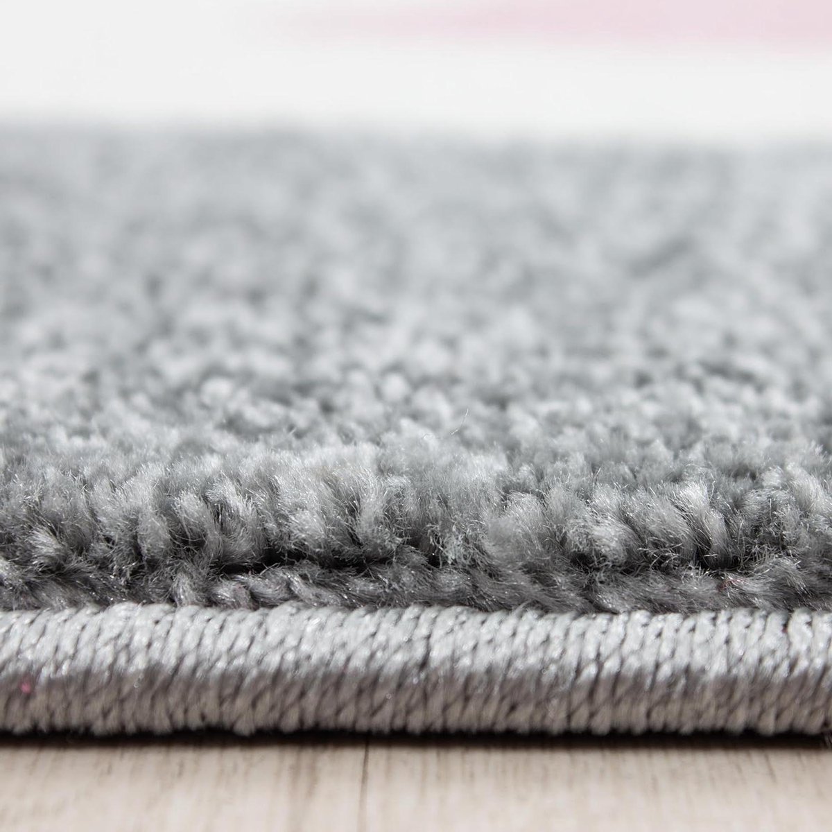 Kindertapijt Rond - Vloerkleed Babykamer - Spelen en Ontspannen - Kattenontwerp - 120 cm - Roze