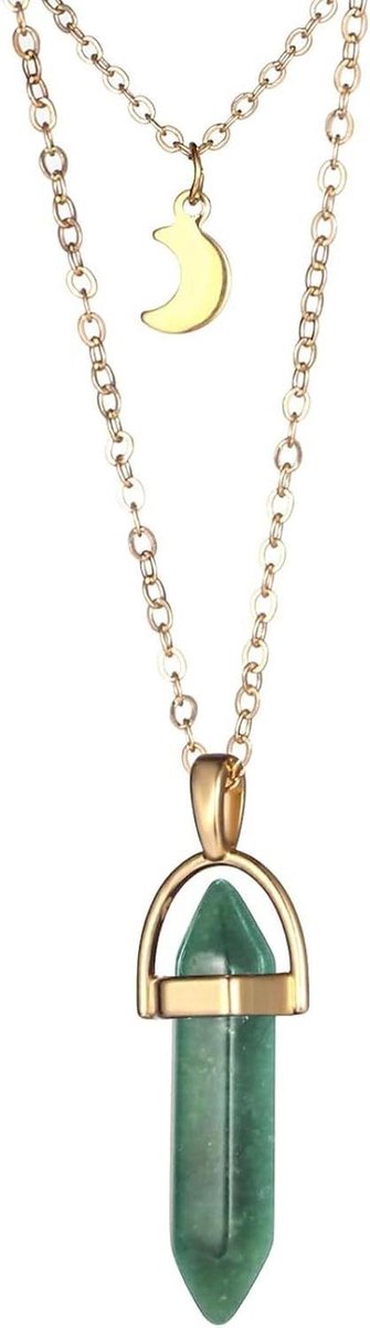 Quartz Crystal Hanger - Natuursteen Pendel - Sieraden Maken - Handgemaakt Ontwerp - 3cm Ha