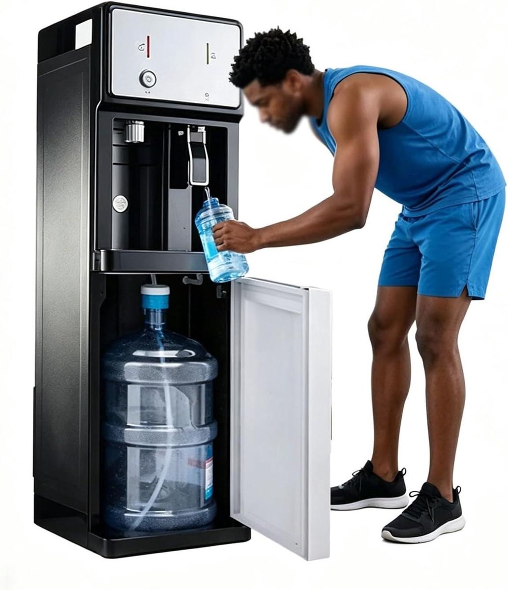 Waterkoeler Dispenser - Drankkoeler Fontein - Thuis Kantoor - Bodemvulling Ontwerp - 110H cm - One Color