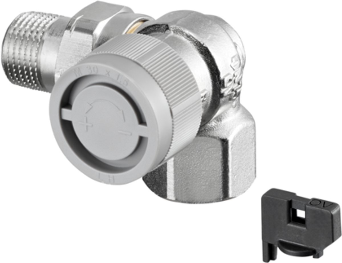 OVENTROP Thermostaatventiel AQ Haakse hoek rechts DN 15, Rp 1/2 x R 1/2, PN 10, 1183363