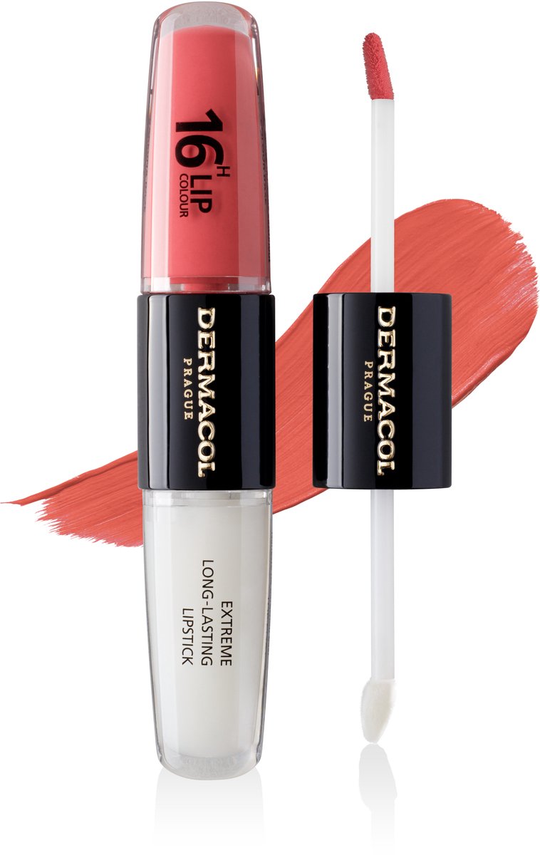 Dermacol 16-uurs Lipkleur - 2-Fasen Langdurige Lipkleur - Kusbestendig - Waterdicht - Veegvast - 8 ml - n. 26