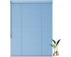 Aluminium Jaloezieën - Horizontale Lamellen - Privacy Regelen - Roestvrij Materiaal - 25 mm breed - Blauw