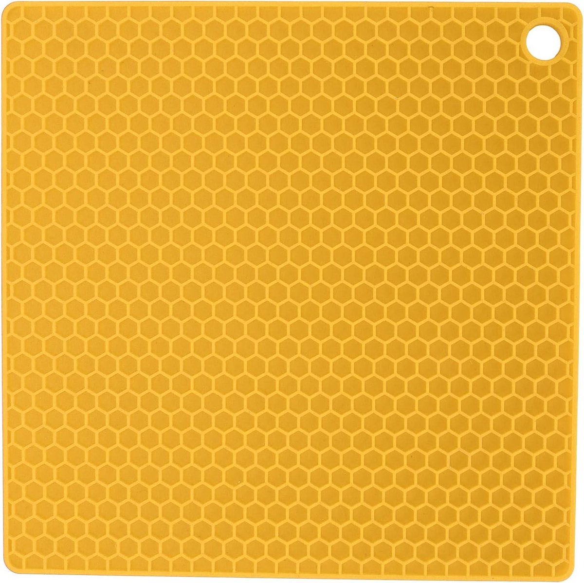 Siliconen Isolatiekussen - Magnetron Mat - Keuken Beschermen - Voedselkwaliteit Materiaal - 17 x 17 cm - Geel