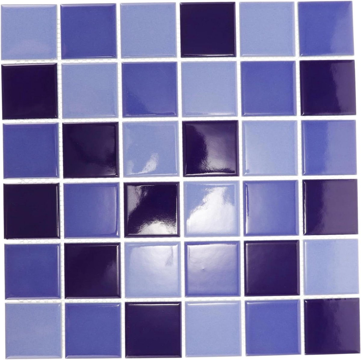 Keramische Mozaïektegels - Keuken Tegels - DIY Decoratie - Duurzaam Glanzend - 30x30 cm - Blauw