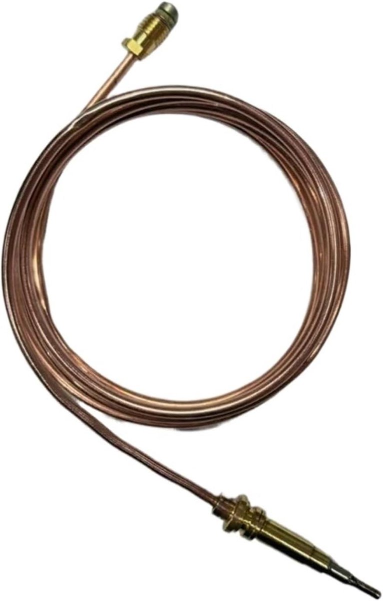 Universeel Thermokoppel - Gashaard Ovenonderdeel - Gasapparaten Repareren - Veelzijdige Compatibiliteit - 1400 MM - Zilver