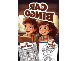 Auto Bingo - Reisspel Kinderen - Reis Verrijken - 110 Spelpagina's - 6 x 9 Inch - Niet Gespecificeerd