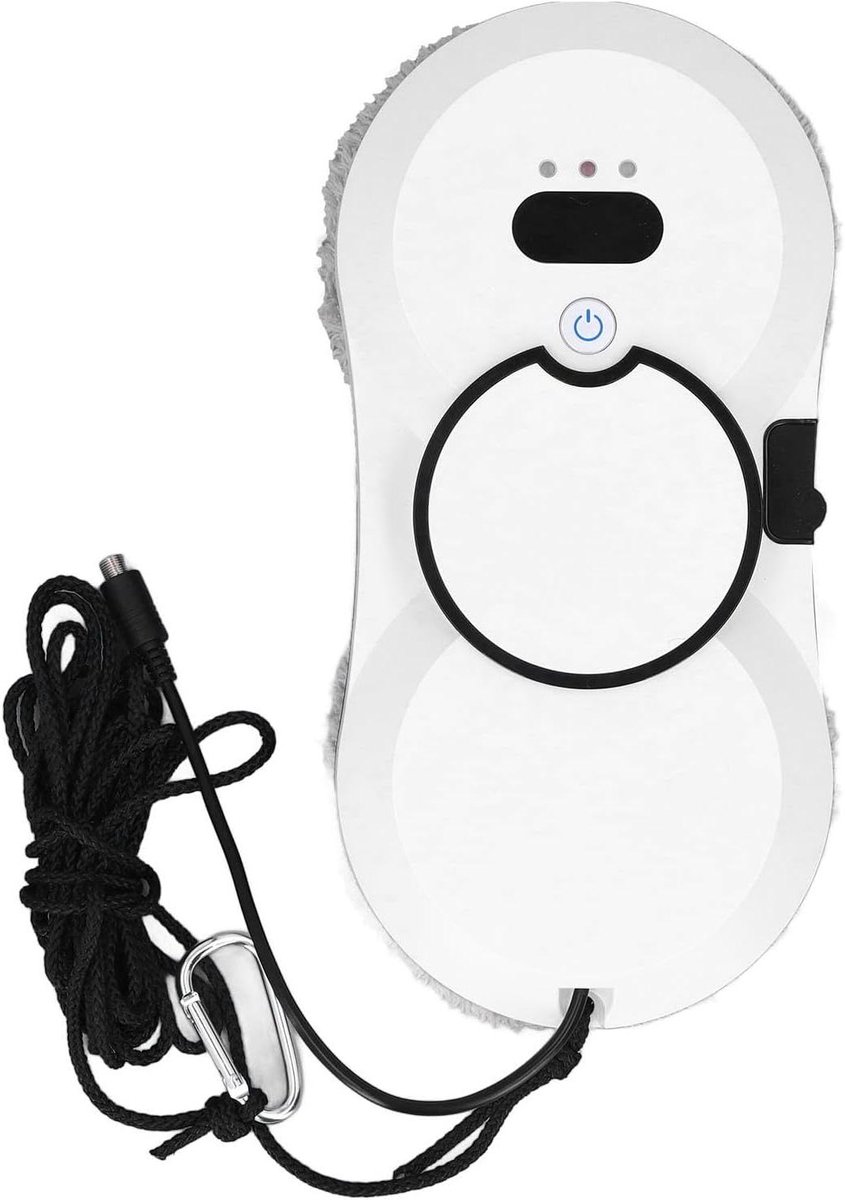 Ramen Schoonmaakrobot - Slimme Glazenwasser - Automatisch Ramen Wassen - Dubbele Spiraal Reiniging - 30x23x14 cm - Wit