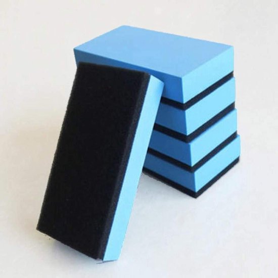 Keramische Coating Spons - Applicator Pads - Auto Polijsten - Hoge Dichtheid Schuim - 10 stuks - Blauw