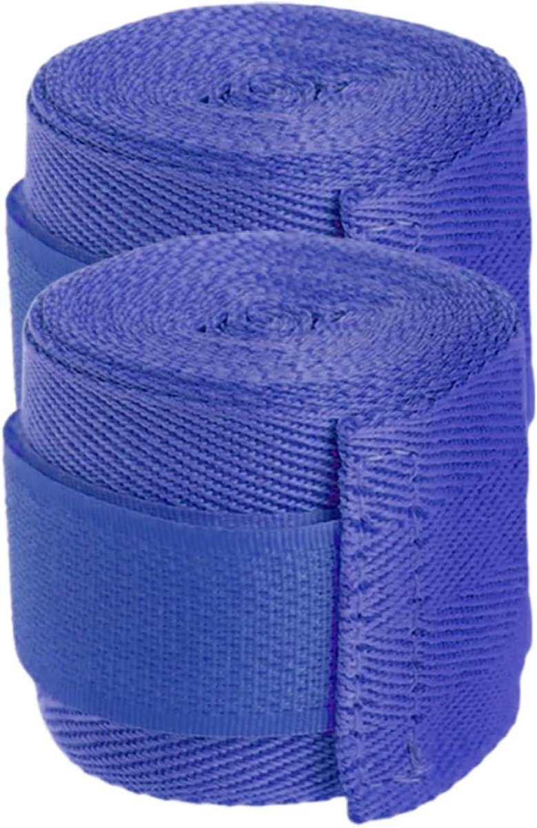Binnenhandschoenen Boksen - Handwikkels Bandage - Vechtsport Training - Drukondersteunende Technologie - Unisex - Blauw