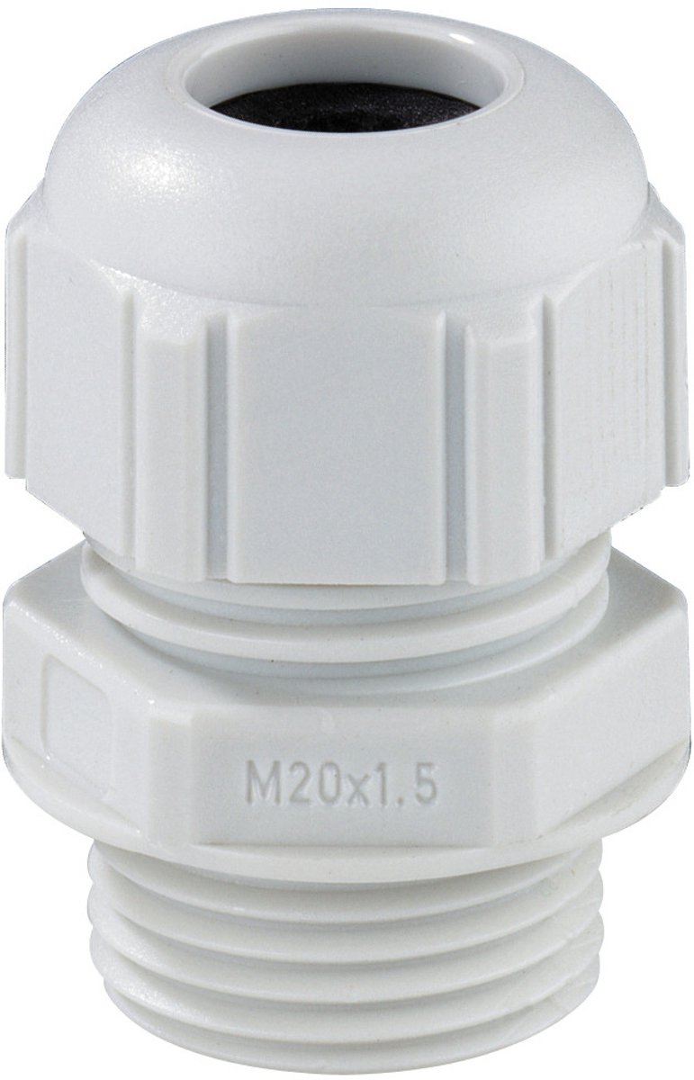 Spelsberg 24842501 Wartel Slagvast, Met trekontlasting M25 Kunststof Lichtgrijs 1 stuk(s)