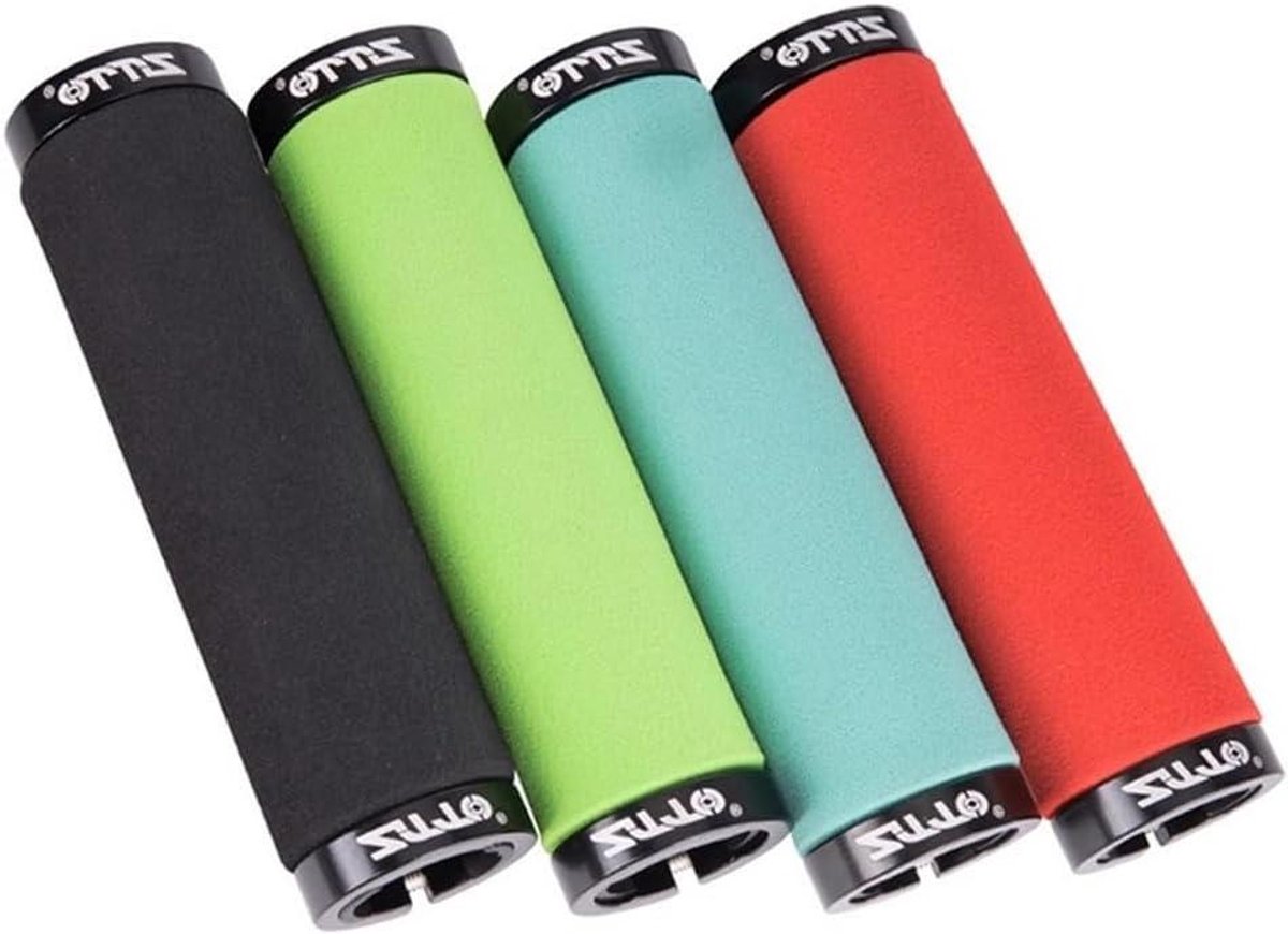 Fiets handvatten - Stuurhoezen - Comfortabel Fietsen - Antislip Sponsontwerp - Universele Maat - Rood