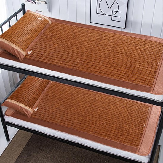 Futon Matras - Japans Matras Tatami - Comfortabel Slapen - Hoge Dichtheid Vulling - Queen 150x200 cm - Bruin — afbeelding 5