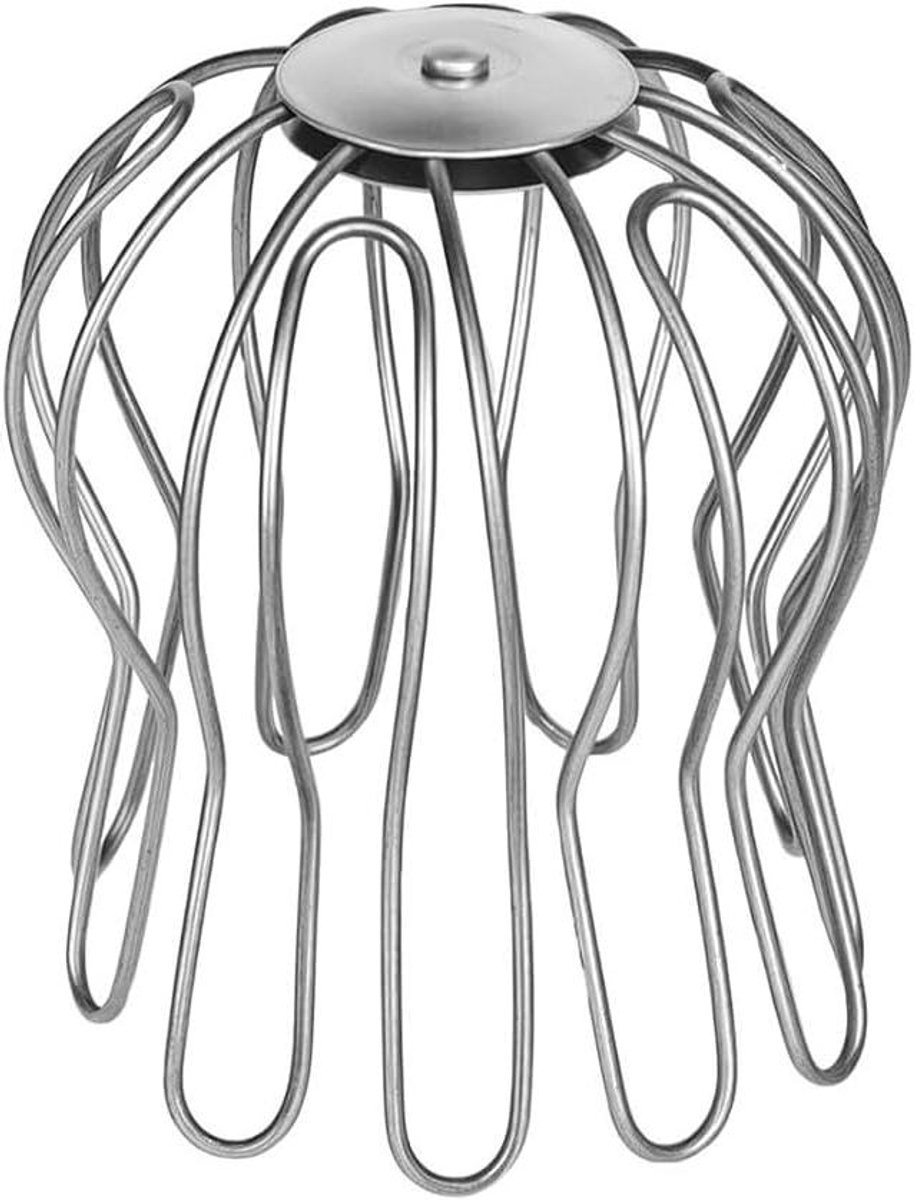 2 stuks regengoot bladbescherming downpipe zeef, verstelbare 87-100 mm zink ijzerdraad bladvanger mand voor daken, terrassen, tuinen en balkons