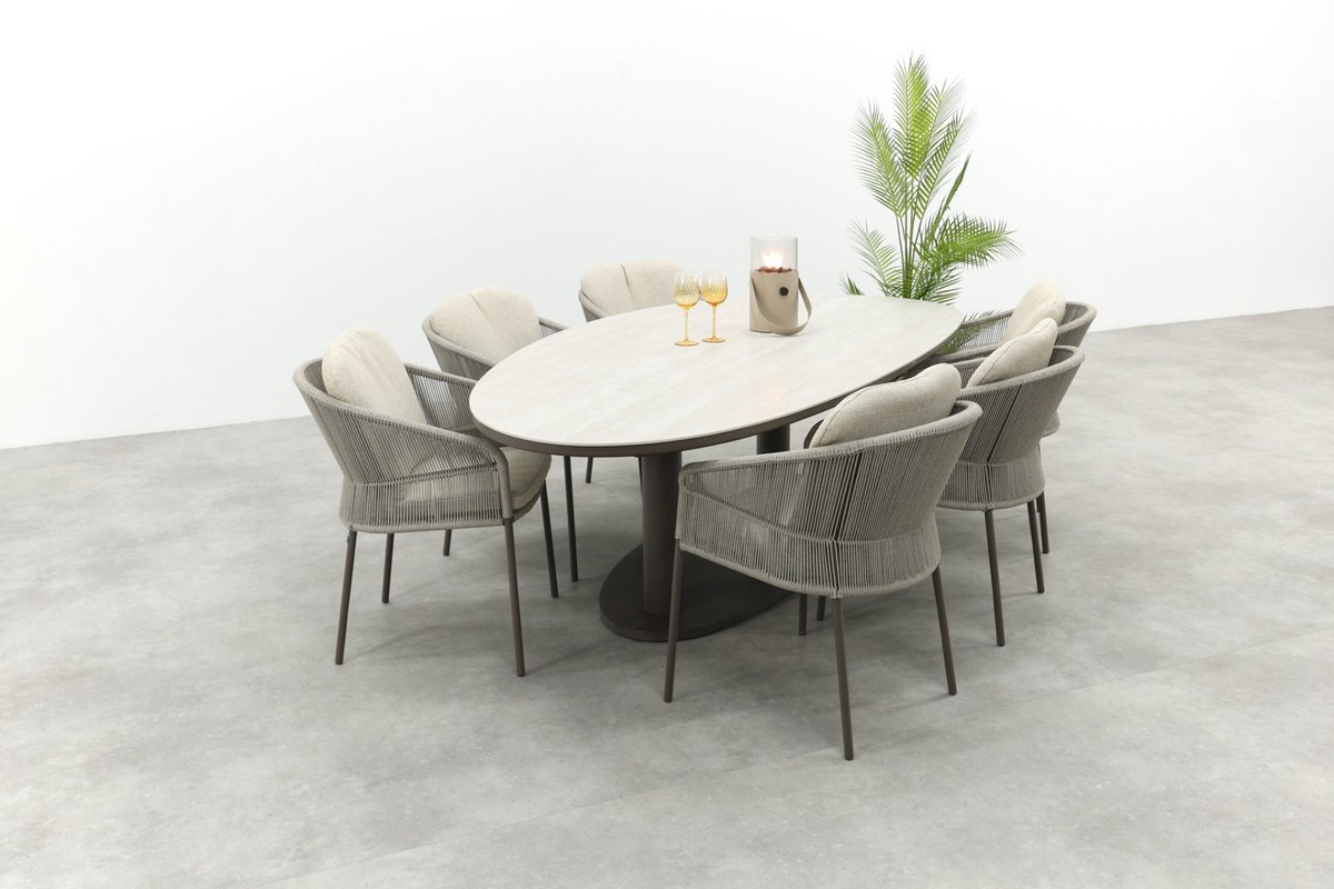 Lecce organische tuintafel 240x120 cm. - Terre