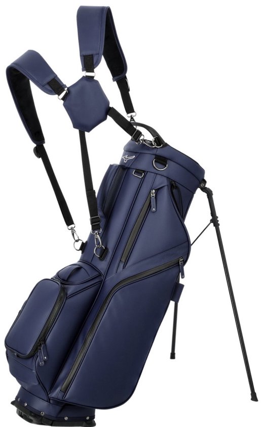 Mizuno Pro standbag - Golftas - Draagtas - Navy van Mizuno — afbeelding 5