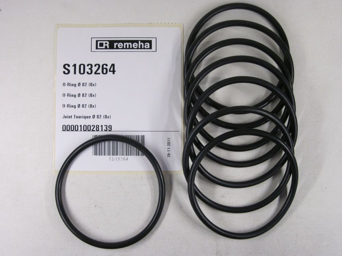 Remeha O-ring D 82 (8x), S103264