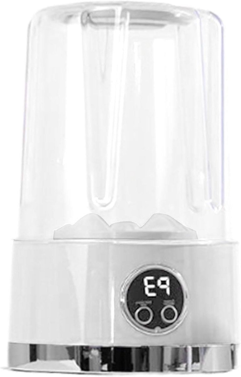 Wasbeker Elektrisch - Mini Wasmachine - Sokken en Ondergoed - Draadloos en Draagbaar - Compact Formaat - Wit