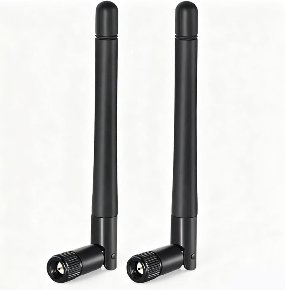 SMA Antennes - Wifi Antenne Set - Netwerk Verbeteren - Dual-band Connectiviteit - 2 stuks - Zwart