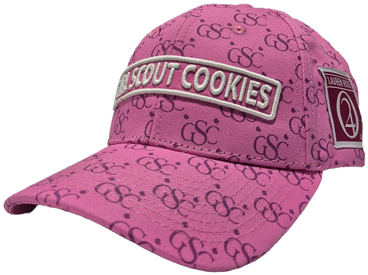 Lauren Rose 420 Collection – Girl Scout Cookies - All Over Dad Cap - Roze - One Size