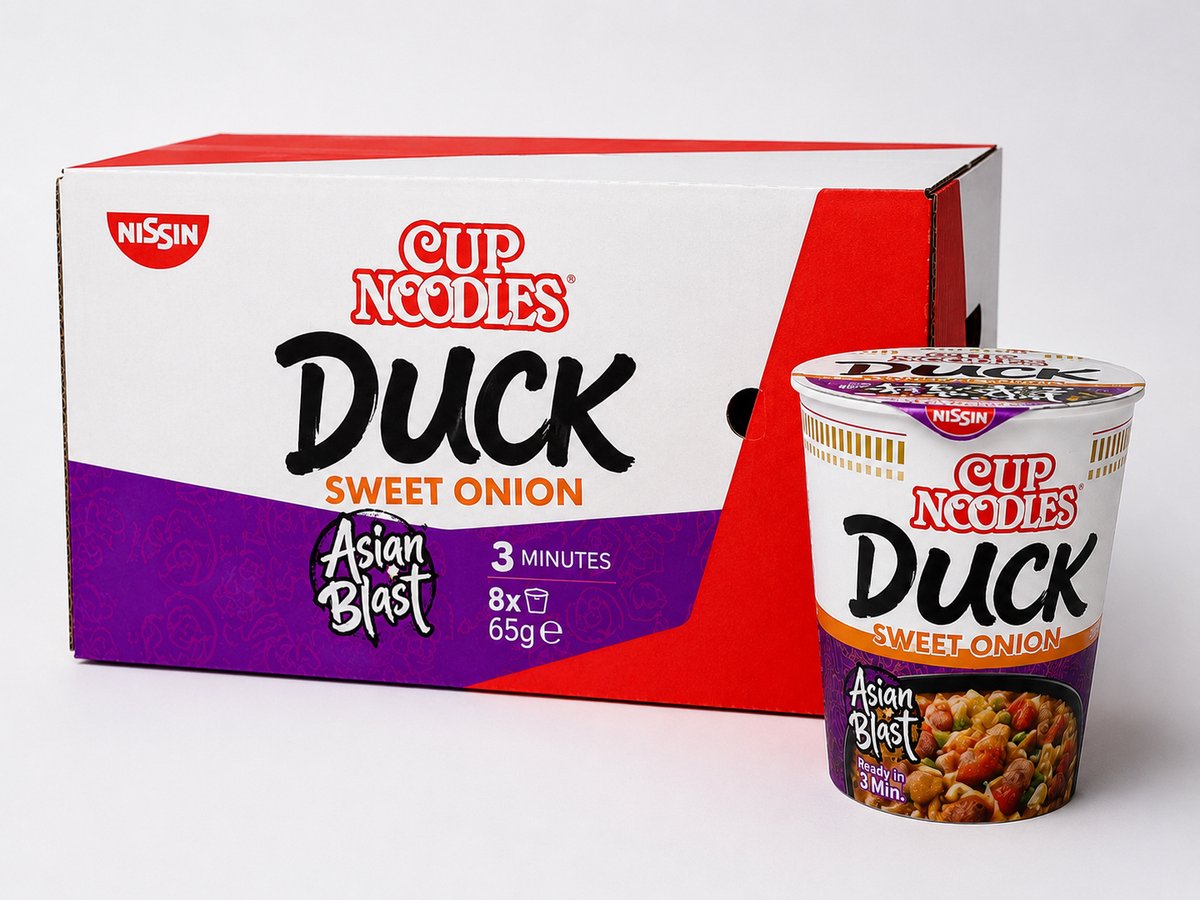 Nissin Cup Noodle Roasted Duck 8 x 65 gram