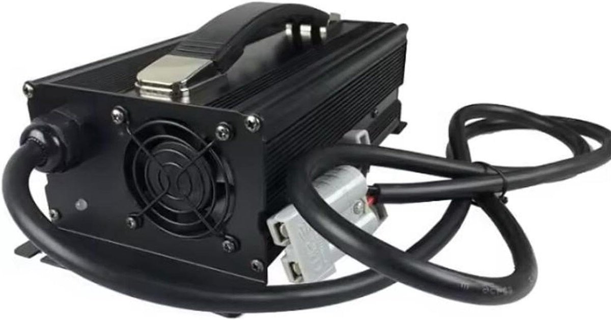 Acculader - Batterijlader - Voertuigen Opladen - 1200W Hoog Vermogen - 50A Anderson - Zwart