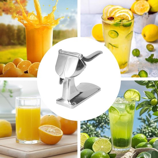 Handleiding Citroenpers, Handmatige Fruit Press, Huishoudelijke Oranje Extractor, Voor Mandarijn Tomaat Peer Citrus Citroen Oranje Commerciële Thuis Keuken Camping — afbeelding 4
